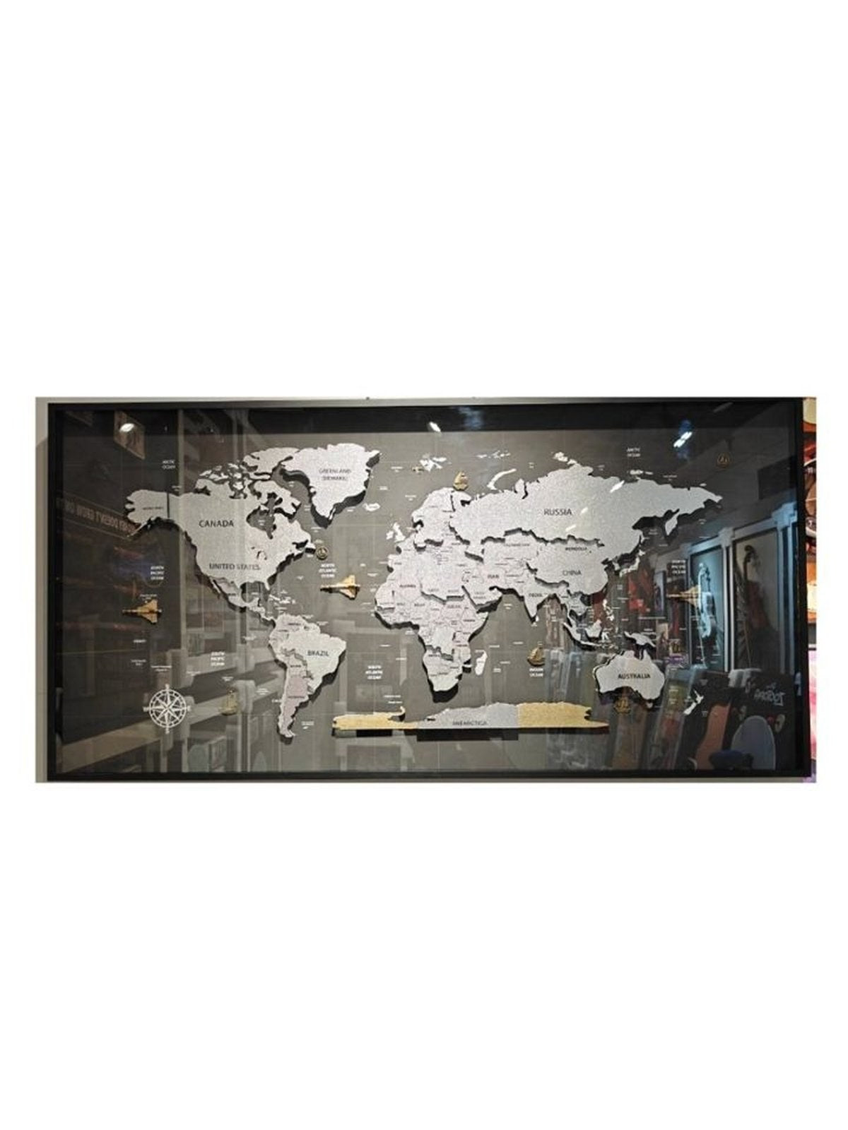The Meridiano Map in Silver