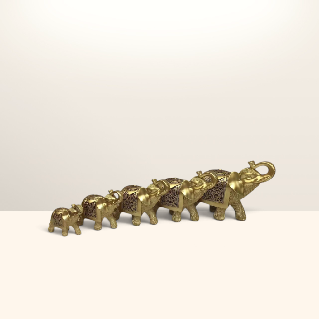 The Fortuna Elephants in Gold (concept image)